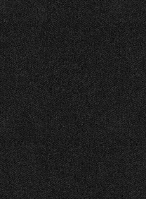 Italian Wool Cashmere Black Suit - StudioSuits