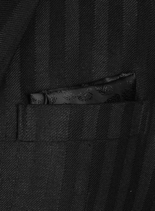 Italian Balsamic Stripe Linen Jacket - StudioSuits