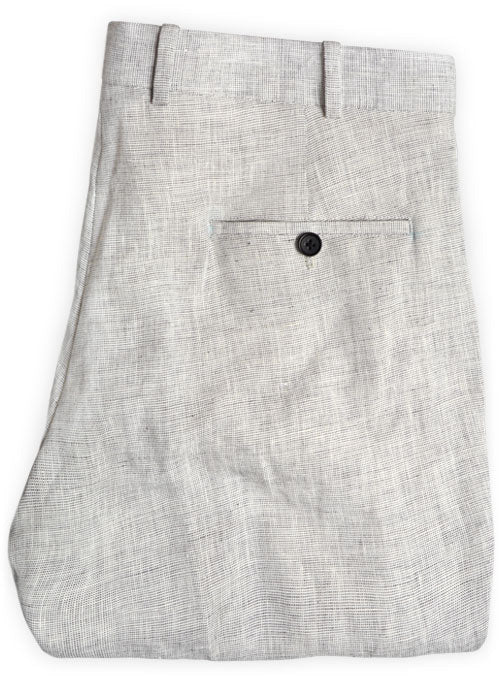 Italian Pacifico Linen Pants - StudioSuits