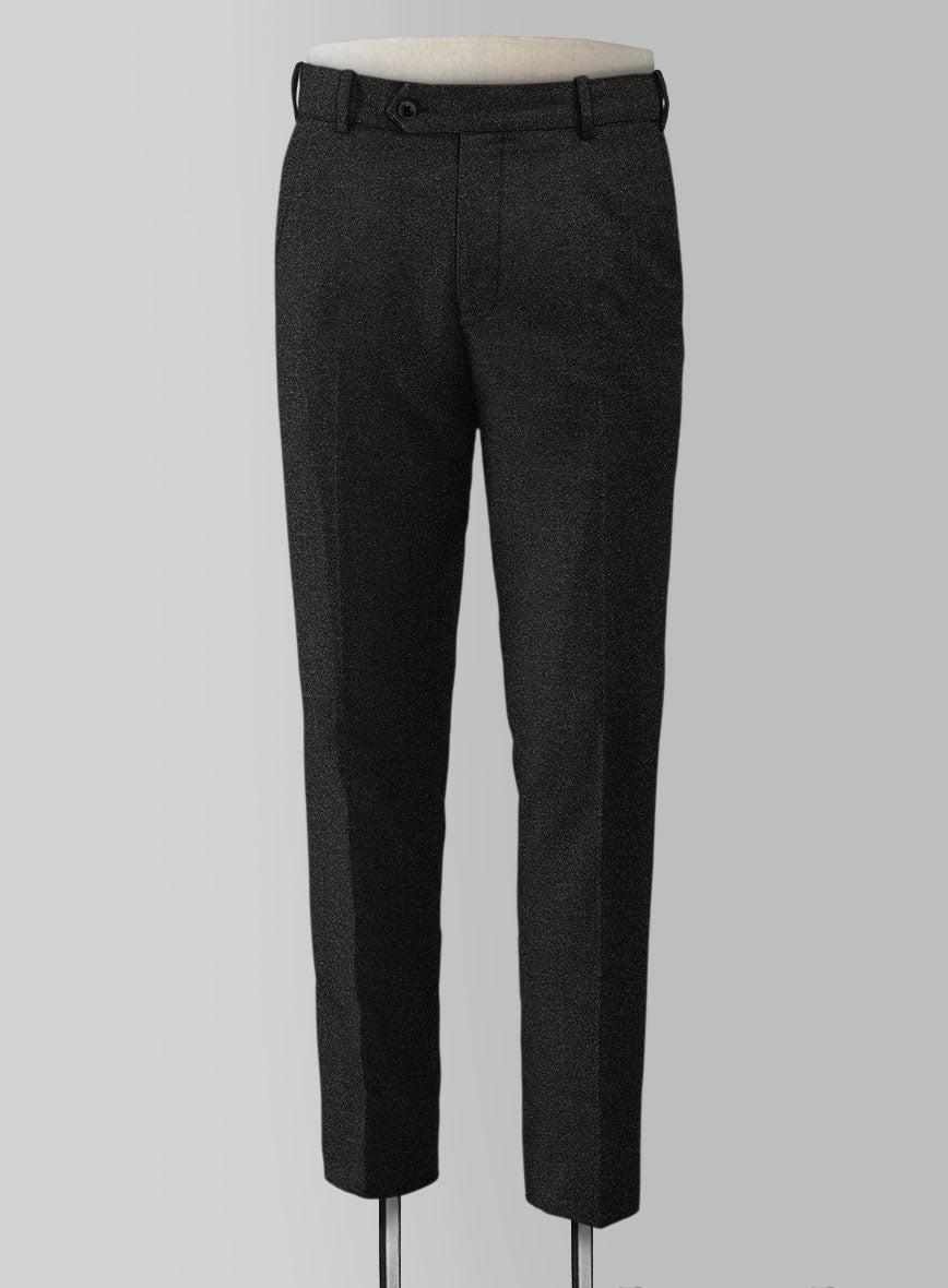 Light Weight Hamburg Charcoal Tweed Pants - StudioSuits