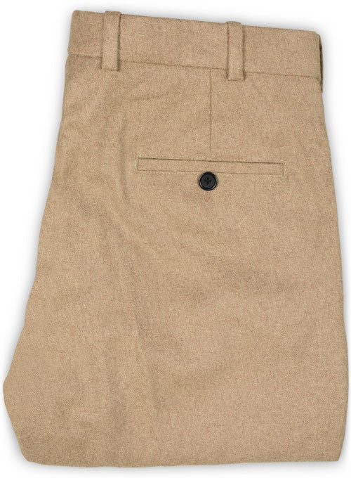 Light Weight Light Brown Tweed Pants - 32R - StudioSuits