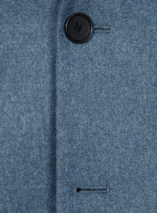 Light Weight Turkish Blue Tweed Suit - StudioSuits