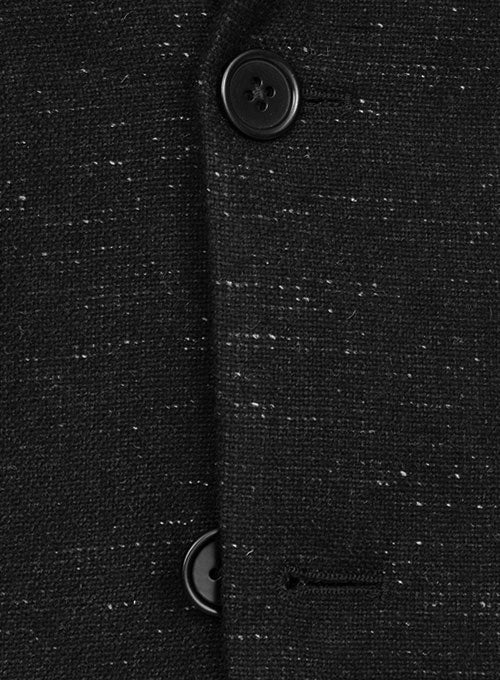 Light Weight Twilight Black Tweed Jacket - StudioSuits