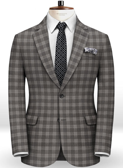 Marc Stretch Cotton Gray Suit - StudioSuits