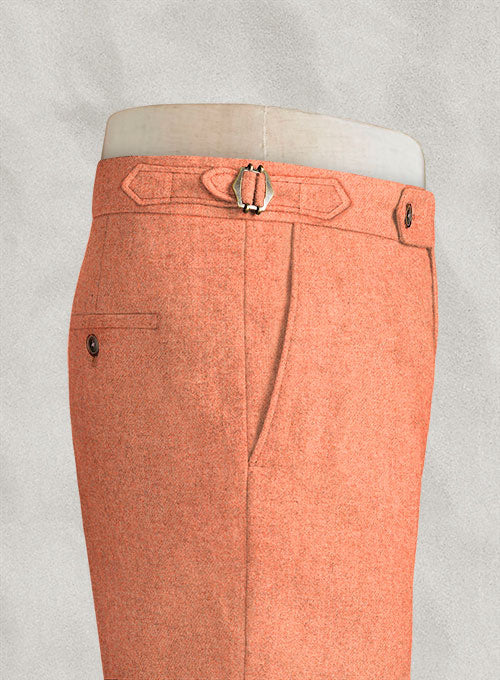 Melange Musk Highland Tweed Trousers - StudioSuits