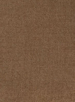 Mid Brown Flannel Wool Jacket - StudioSuits