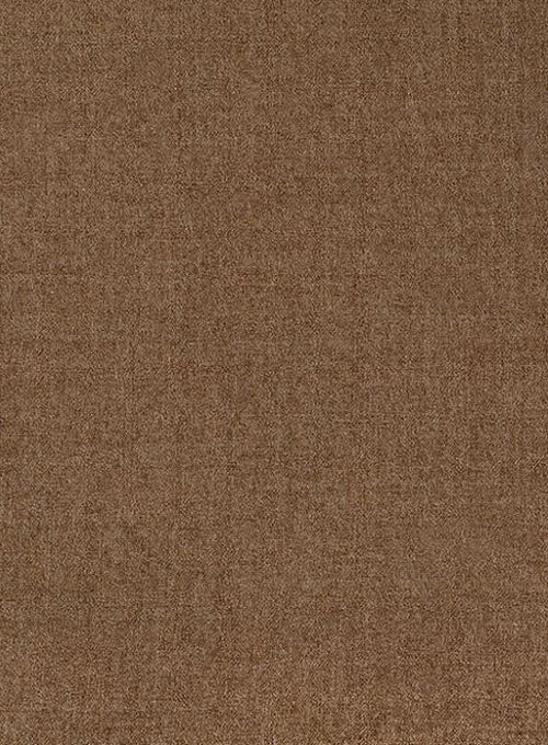 Mid Brown Flannel Wool Suit - StudioSuits