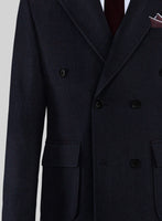Musto Dark Violet Heavy Tweed Overcoat - StudioSuits