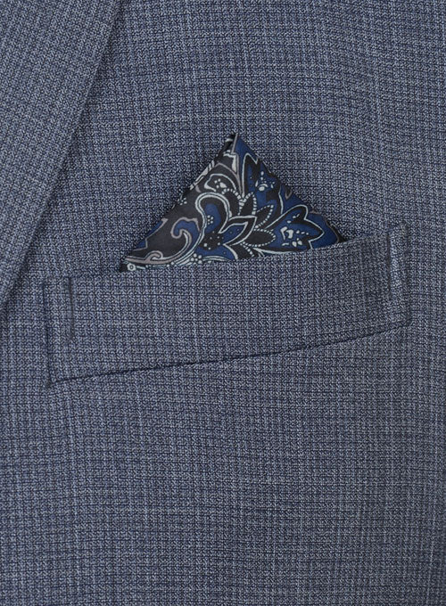 Napolean Barista Blue Wool Jacket - StudioSuits
