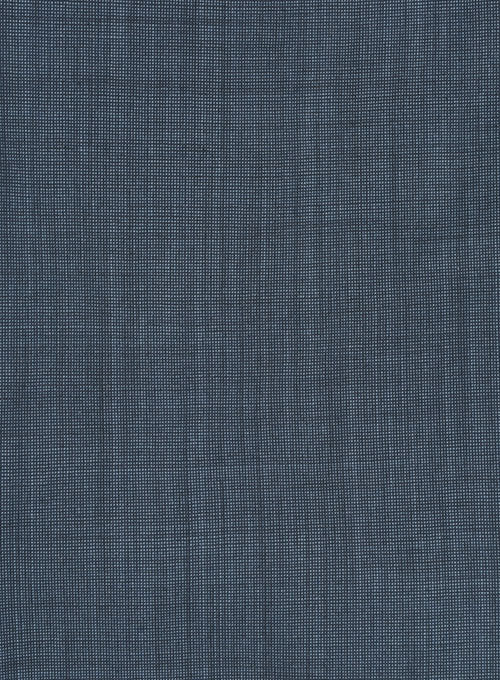 Napolean Fine Blue Wool Pants - 32R - StudioSuits