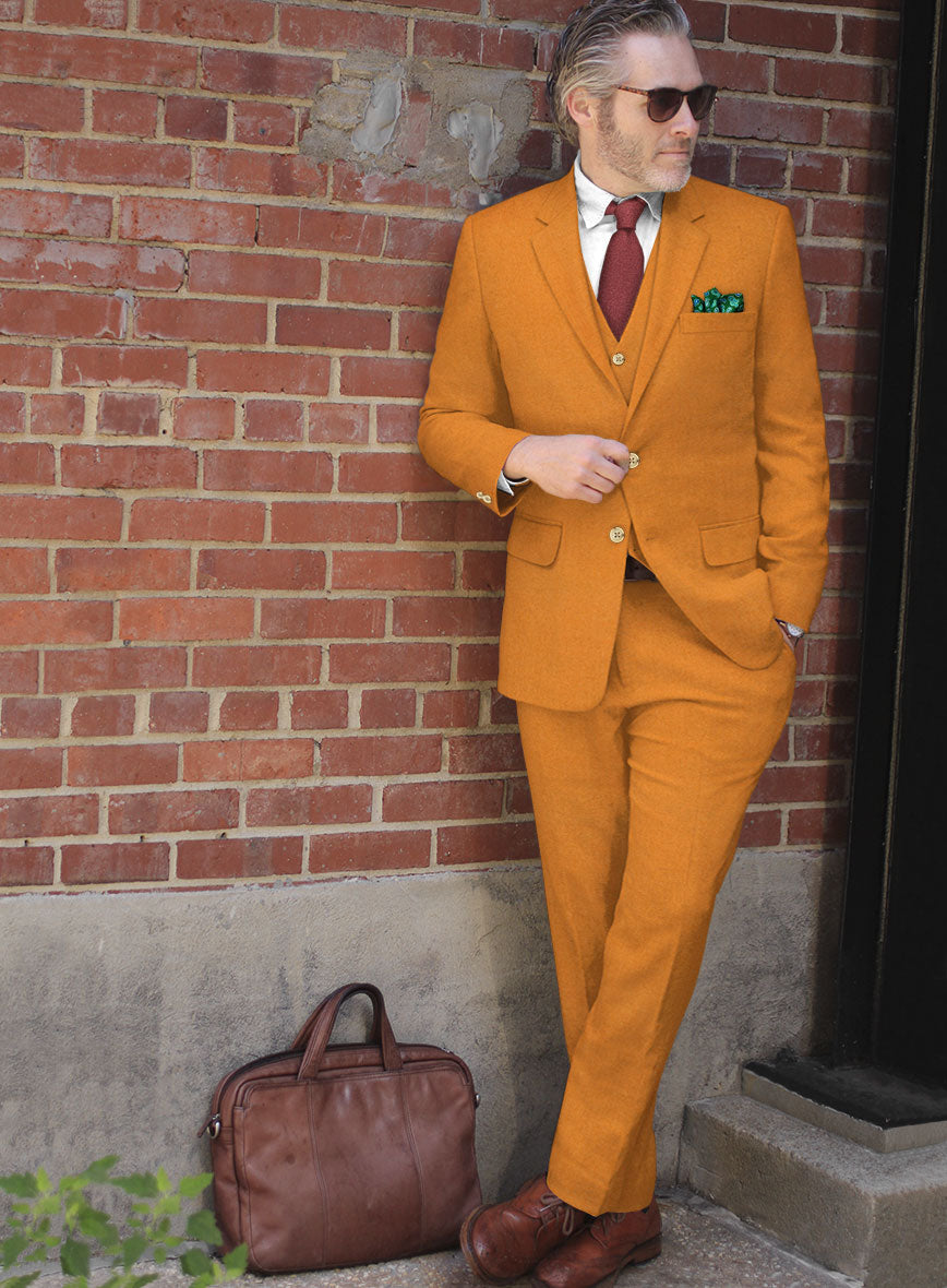 Naples Mustard Tweed Suit - StudioSuits