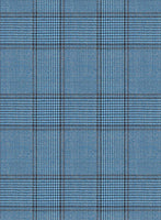 Napolean Corro Blue Wool Pants - StudioSuits