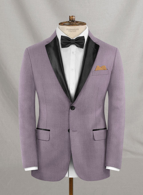 Napolean Lavander Wool Tuxedo Jacket StudioSuits