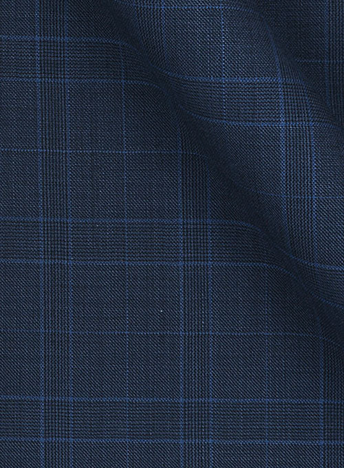 Napolean Alfredo V Blue Wool Suit - StudioSuits