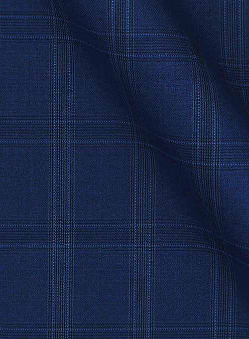 Napolean Blue Club Wool Suit - StudioSuits