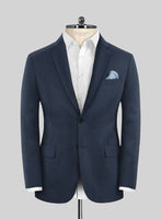 Napolean Ink Blue Wool Suit - StudioSuits