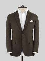 Napolean Mud Brown Wool Suit - StudioSuits
