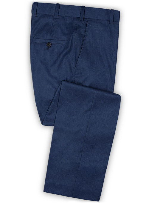 Napolean Persian Blue Wool Suit - StudioSuits