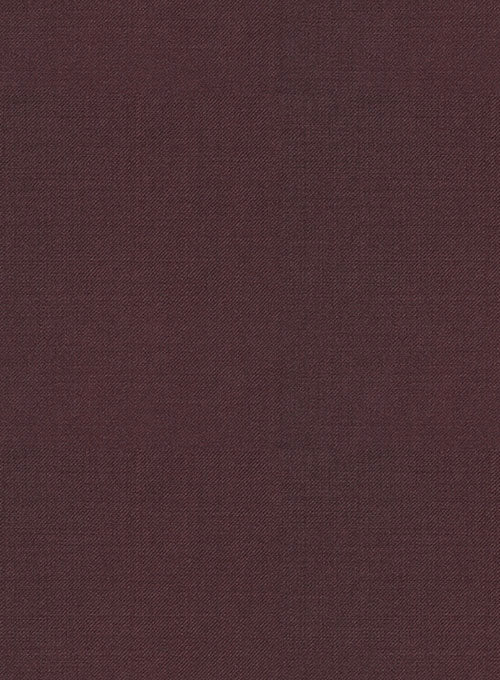 Napolean Wine Wool Pants - StudioSuits