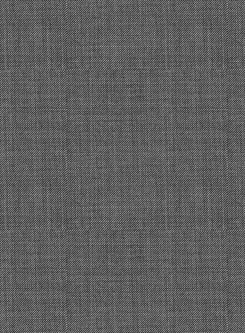 Napolean Sharkskin Gray Wool Pants - StudioSuits
