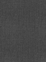 Napolean Stretch Dark Gray Wool Tuxedo Suit - StudioSuits