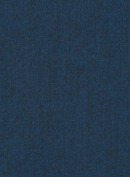 Oxford Blue Flannel Wool Suit - StudioSuits