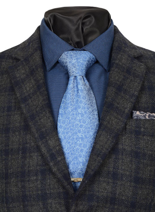 Porter Blue Tweed Jacket - StudioSuits