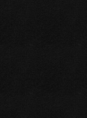 Pure Black Linen Suit - StudioSuits