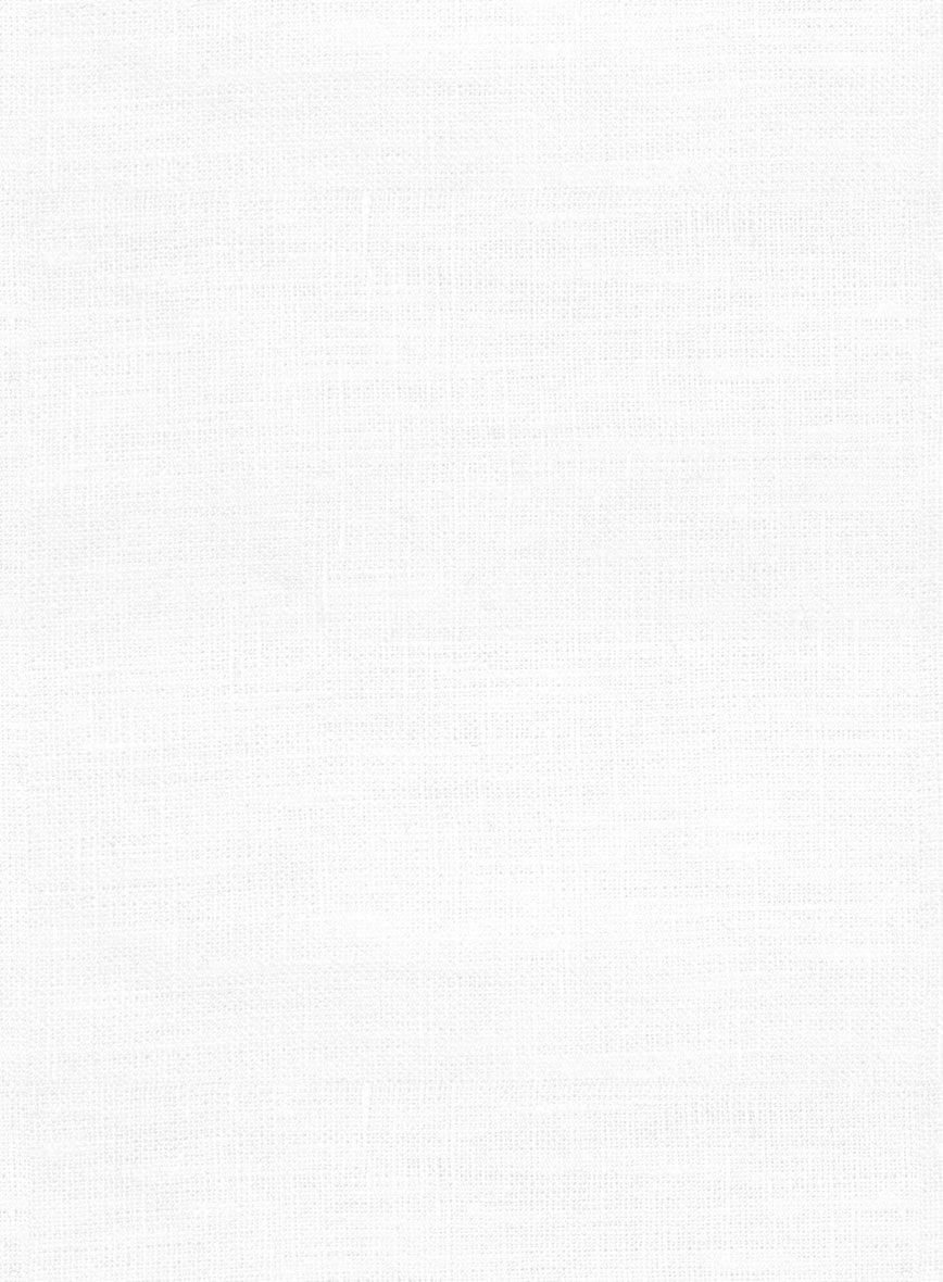Pure White Linen Jacket - StudioSuits