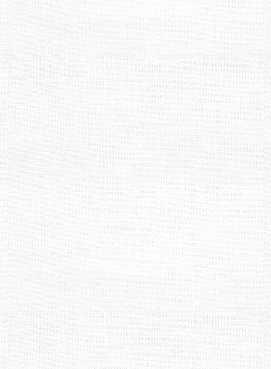 Pure White Linen Pants - StudioSuits