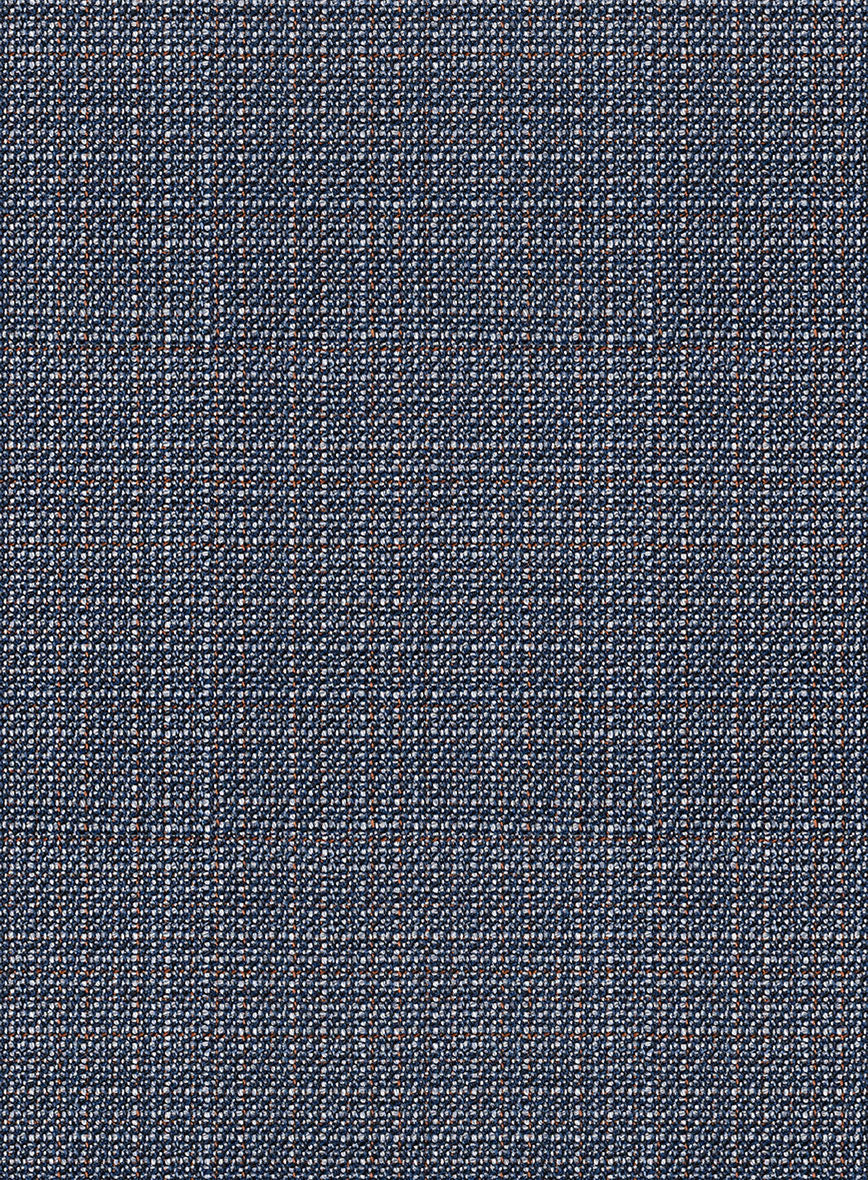 Reda Arijo Blue Wool Jacket - StudioSuits