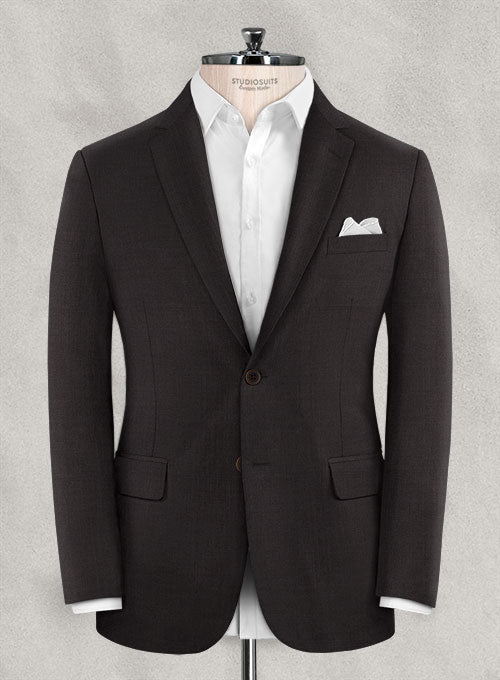 Reda Dark Raisin Wool Suit - StudioSuits