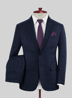 Reda Deep Cove Blue Checks Wool Suit - StudioSuits