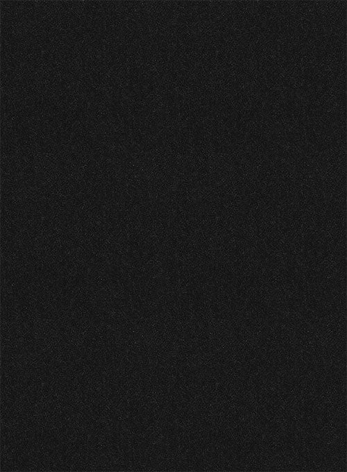 Reda Flannel Black Wool Jacket - StudioSuits