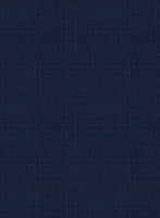 Reda Hopsack Blue Wool Jacket - StudioSuits