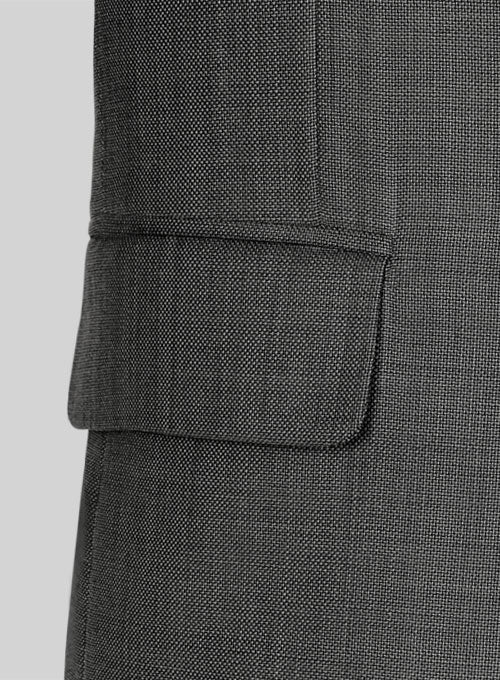 Reda Pret Dark Gray Pure Wool Jacket - StudioSuits
