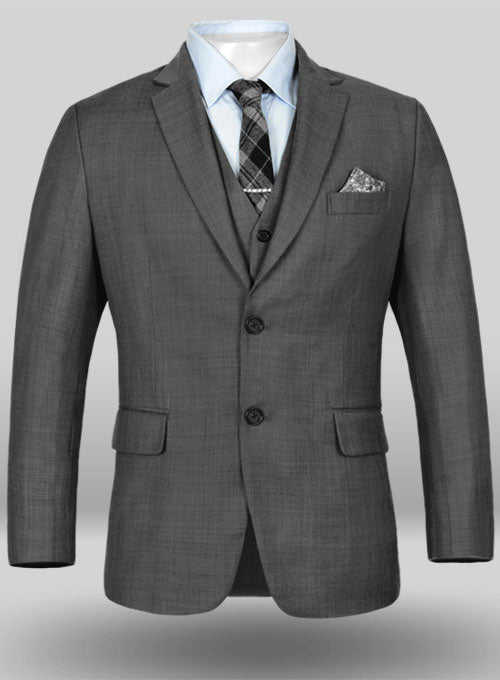 Reda Pret Dark Gray Pure Wool Suit - StudioSuits