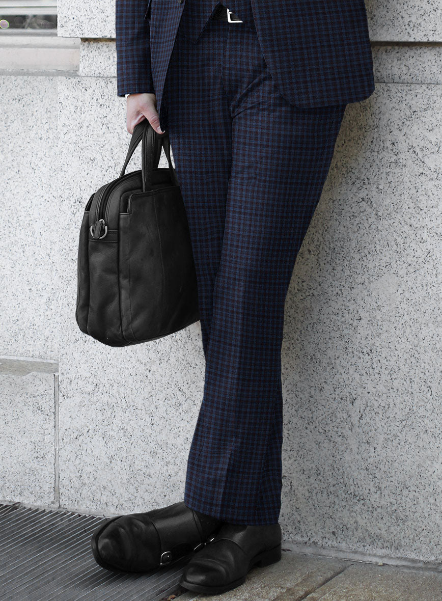 Reda Sarmen Checks Wool Pants - StudioSuits
