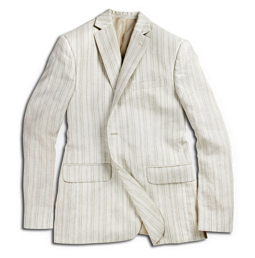 Roman Summer Stripe Linen Jacket - StudioSuits