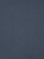 Scabal Blue Twill Wool Jacket - StudioSuits