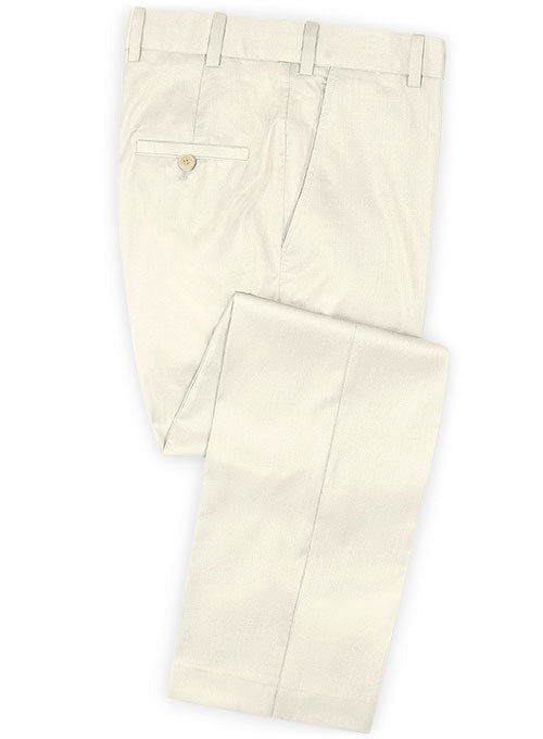 Scabal Fawn Wool Pants - StudioSuits