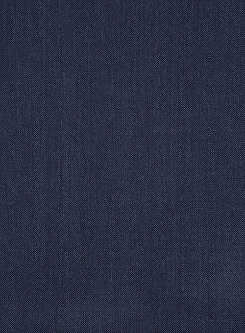 Scabal Indigo Wool Pants - StudioSuits