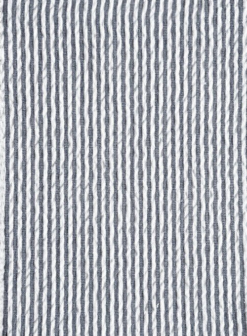 Scabal Nautica Blue Seersucker Pants - StudioSuits