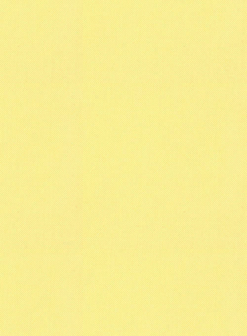 Scabal Yellow Wool Pants - StudioSuits