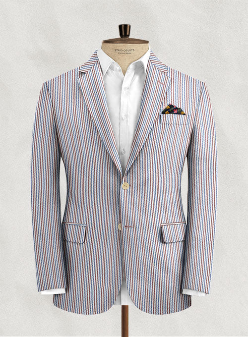 Solbiati Dolfo Seersucker Suit - StudioSuits