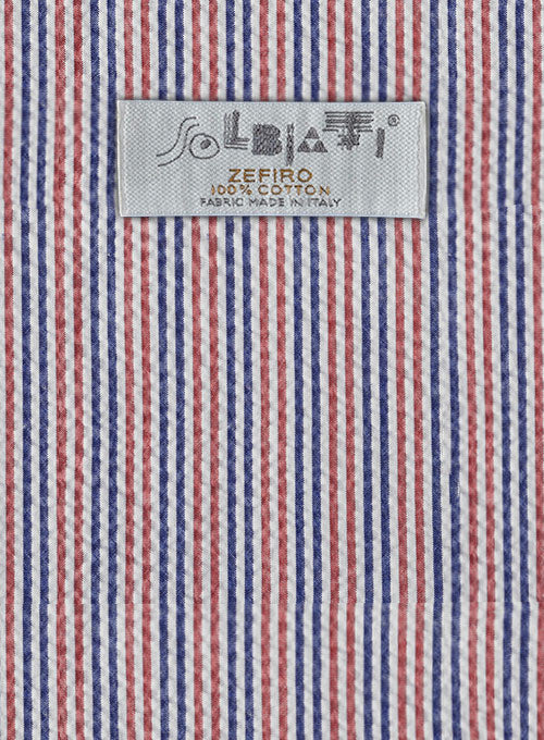 Solbiati Aniera Seersucker Pants - StudioSuits