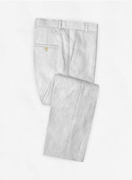 Solbiati White Seersucker Pants - StudioSuits
