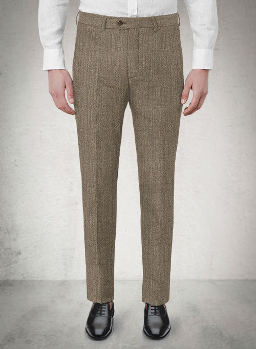 Solbiati Linen Wool Silk Osso Pants - StudioSuits