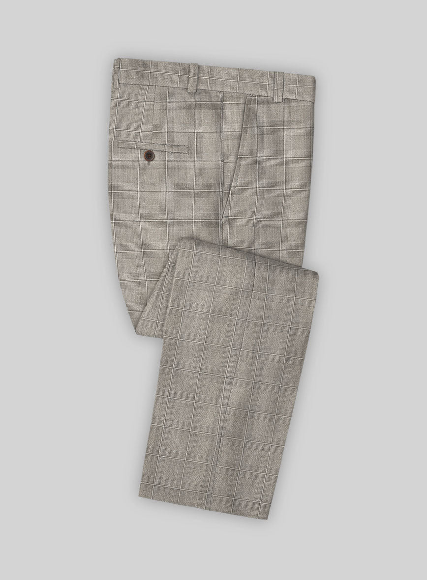 Solbiati Linen Wool Silk Tapulo Pants - StudioSuits