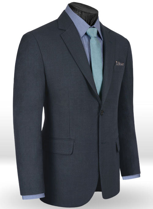 Spanish Blue Wool Suit - StudioSuits